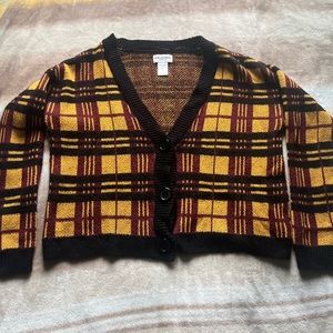 Arizona plaid sweater size M